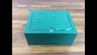 Rolex SAGeneve Suisse 3914171 Oyster L Watch Box [upl. by Tenney835]