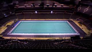 OMAHA  Olympic Trials pool installation in record time [upl. by Allesig]