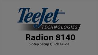 Radion 8140 • 5Step Quick Setup Guide [upl. by Ahseryt]