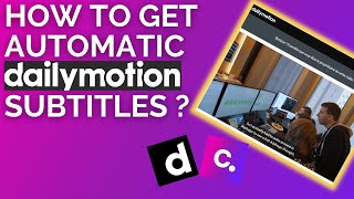 How to create Dailymotion subtitles automatically [upl. by Saticilef15]