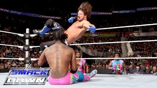 AJ Styles vs Kofi Kingston of The New Day SmackDown March 3 2016 [upl. by Newton]