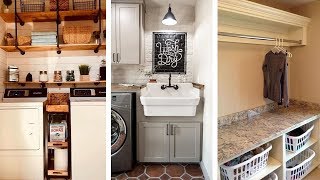 24 Super Creative Laundry Room Storage Ideas [upl. by Aissac]