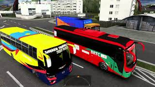 Driving the BRTC bus on N1  Pro BD 940  BD Map Mod  part2 [upl. by Asirb449]