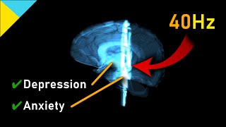 The 40Hz quotMIRACLEquot Repair Frequency for Depression amp Anxiety [upl. by Emie728]