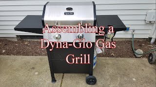 Dyna Glo DGF350CSP Gas Grill Assembly [upl. by Nwahsek]