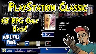 PlayStation Classic 65 RPG Only Game Hack Mod BleemSync Hack Overview [upl. by Aryahay]