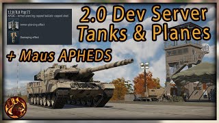 Dev Server 20  Quick Tanks and Planes Preview War Thunder [upl. by Novihc]