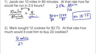 Word Problems Involving Proportions [upl. by Sihtam]