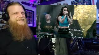 JINJER  Perennial Live at Resurrection Fest REACTION  Metal Head DJ Reacts [upl. by Annauqal354]