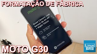 Motorola Moto G30  formatação de fábrica como formatar [upl. by Eelirak]