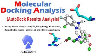 Molecular Docking Analysis  Autodock Results Analysis  Protein Ligand Int  Pymol  LigPlot Etc [upl. by Seto72]