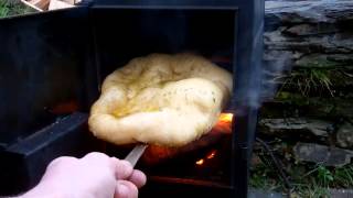 Woodstove bread pizza oven [upl. by Aba453]