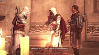 Assassins Creed Brotherhood  Part 28  Rome 100 Rebuilt and All Master Assassins PC [upl. by Einiffit]