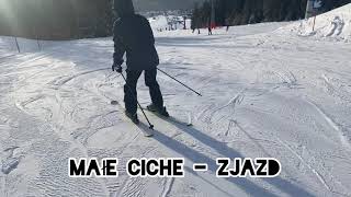 Małe Ciche  stok narciarski zjazd polskie góry [upl. by Olemrac838]