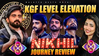 Nikhil 🔥 Journey Review  KGF Elevation by Geetu Royal  BIGGBOSS 8 Telugu  Starmaa  Dec 12 [upl. by Danny]