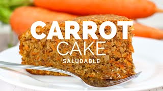 RECETA SALUDABLE DE PASTEL DE ZANAHORIA CARROT CAKE  Michela Perleche [upl. by Enoek]