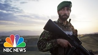 Photographer Embeds With Afghan National Army  NBC News [upl. by Ytsenoh]