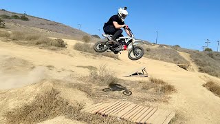 Big 110 Dirt Bike Jumps  Buttery Vlogs Ep122 [upl. by Notxap]