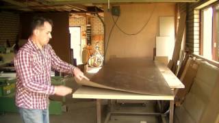 How to laminate a big table  counter top HPL  Formica [upl. by Beilul]