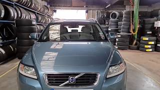 how to reset service warning message Volvo V50 2009 Full HD 1080p [upl. by Supen]