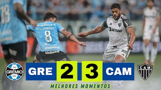 GRÊMIO 2 X 3 ATLÉTICOMG MELHORES MOMENTOS  BRASILEIRÃO 2024 [upl. by Ainimre]