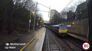 West Coast Main Line Drivers Eye View Glasgow Central to Manchester Airport [upl. by Ayotak350]