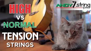 High Vs Normal Tension Classical Guitar Strings [upl. by Katonah]