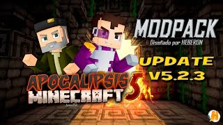 ACTUALIZACIÓN Modpack Apocalipsis Minecraft 5  Serie Oficial  HeberonYT [upl. by Mercie]