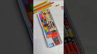 Filling Pencil Case filling 90spencilcaseschoolsupplies youtubepartnershotstiktok [upl. by Pierre]