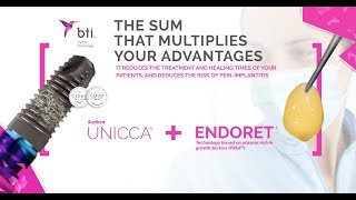 BTI implants UnicCa® amp Endoret® PRGF® [upl. by Ahsienroc]