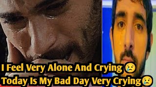 I Feel Very Alone And Crying Today Is My Bad Day Very CryingFazza Prince Of DubaiSheikh Hamdan [upl. by Syla]