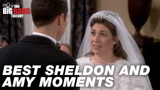 Best Sheldon and Amy Moments  The Big Bang Theory [upl. by Naitirb977]