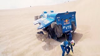 POV Inside the Kamaz Truck  Dakar 2018 [upl. by Naam]