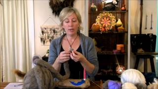 Needle Felting Basics How To Needle Felt by Sarafina Fiber Art [upl. by Firooc]