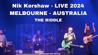 NIK KERSHAW  LIVE 2024  MELBOURNE  AUSTRALIA THE RIDDLE 80s CLASSIC [upl. by Lotsyrk]