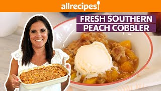 The Best Peach Cobbler Ever Quick amp Easy [upl. by Idel]