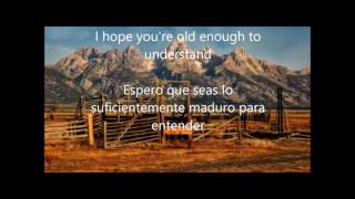 Kenny Rogers  The coward of the county Lyrics Letra Subtitulado Español Ingles [upl. by Daniala]