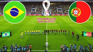 PES 2021  FIFA World Cup 2022 Final  Brazil vs Portugal [upl. by Dorelle301]