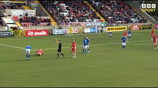 CLIFTONVILLE V GLENAVON BBC SPORT HIGHLIGHTS  2024 IRISH PREMIERSHIP FOOTBALL [upl. by Siol]