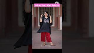 Kaftan dress with palazzo ytshorts viralvideo kaftandress [upl. by Aseram490]