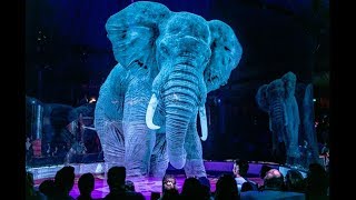 German Circus With Hologram Technology 2019 [upl. by Etram]