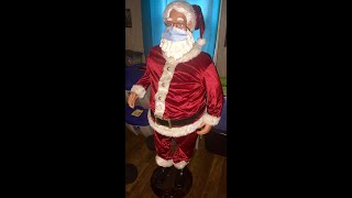 Gemmy Lifesize Santa Repair [upl. by Acceber]