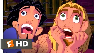 The Road to El Dorado 2000  The Stone Jaguar Attack Scene 910  Movieclips [upl. by Beckie]