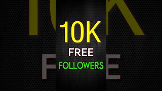 10K Free FOLLOWERS on Instagram  Instagram Par Followers Kaise Badhaye [upl. by Steele]