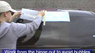 How to Install a Large Vinyl Decal or Sticker [upl. by Ax832]