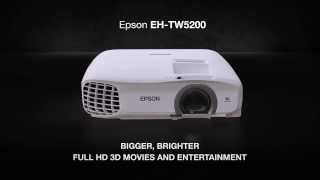 Epson EHTW5200 Full HD 3D Home Projector [upl. by Briscoe]