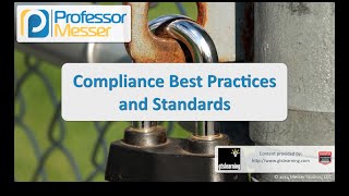 Compliance BestPractices and Standards  CompTIA Security SY0401 26 [upl. by Jolee]