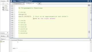 Basic Trigonometric Functions in MATLAB [upl. by Ynehpets98]