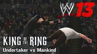 WWE 13 Undertaker vs Mankind Hell in a Cell  King of the Ring 1998 TRUEHD QUALITY [upl. by Macdonald]