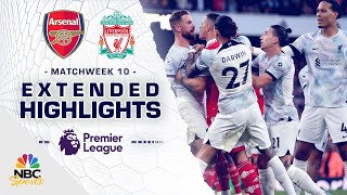 Arsenal v Liverpool  PREMIER LEAGUE HIGHLIGHTS  1092022  NBC Sports [upl. by Irotal365]